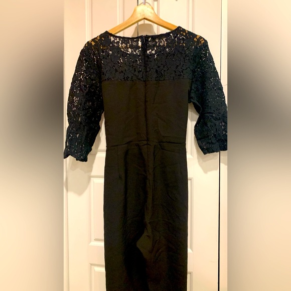 Black lace formal romper - Picture 1 of 4